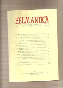 Helmantica nº 147. Septiembre -diciembre 1997