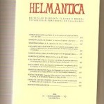 Helmantica, nº 155 Mayo-agosto 2000