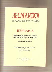 Helmantica, nº 156. septiembre-diciembre 2000