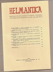 Helmantica. nº 120. Septiembre - Diciembre 1988