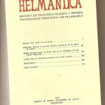 Helmántica. nº 112-114 Enero Diciembre 1986