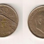Moneda 50 ptas. Franco 1957. 60 €