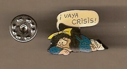 Pin Mafalda y la crisis