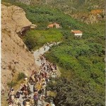 Postal Callosa de Ensarria. Excursión Fuentes del Algar. Alicante. 1969