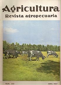 Agricultura. Nº 300. Abril 1957