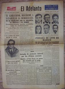 El Adelanto,Salamanca 27 de enero de 1977