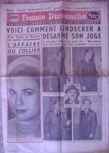 France Dimanche. 20 de junio de 1956