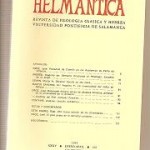Helmántica nº 106. Enero - abril 1984