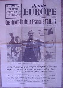 Jeune Europe 15 de diciembre de 1956