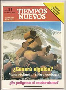 Nuevos Tiempos. Semanario Sovietico.Nº 41. Octubre 1988
