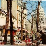 Postal París. La Place du Tertre et le Sacré-Coeeur