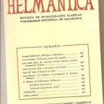 Helmantica nº 78 septiembre diciembre 1974