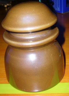 Jicara cerámica marron