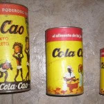 Lote Cola Cao 1kg, 500 gr, 200 Gr. Años 70