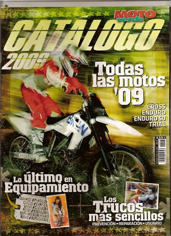 Moto Verde Catálogo 2009. Edición fuera de serie nº 8