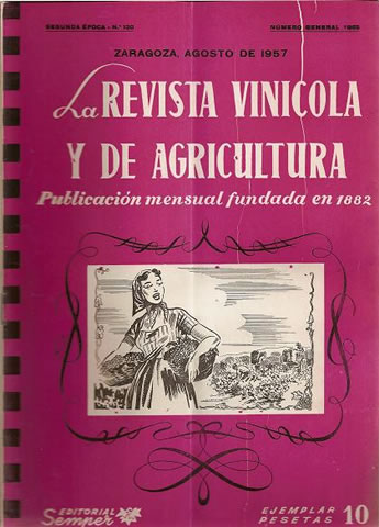 REVISTA VINICOLA Y DE AGRICULTURA  AGOSTO DE 1957