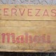 Caja de madera Mahou