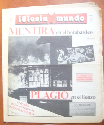 Iglesia Mundo. Revista Quincenal Nº 226. Segunda Quincena Noviembre 1981
