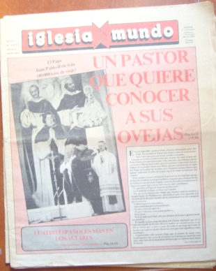 Iglesia Mundo. Revista Quincenal. Nº 214-215 Segunda quincena Febrero y primera quincena Marzo 1980