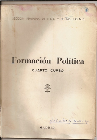 FORMACION POLITICA CUARTO CURSO