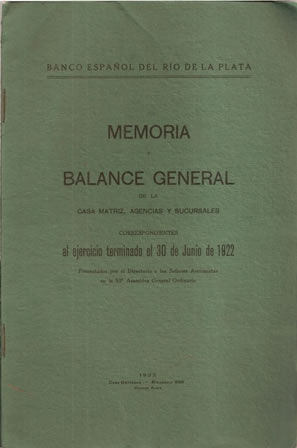 banco español del rio de la plata 1922