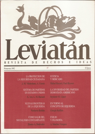 LEVIATÁN.REVISTA DE HECHOS E IDEAS.Nº47.PRIMAVERA 1992.