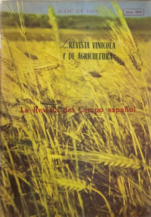 REVISTA VINICOLA Y DE AGRICULTURA  JULIO DE 1960