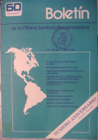 Boletín de la Oficina Sanitaria Panamericana, Mayo de 1982. Nº 5
