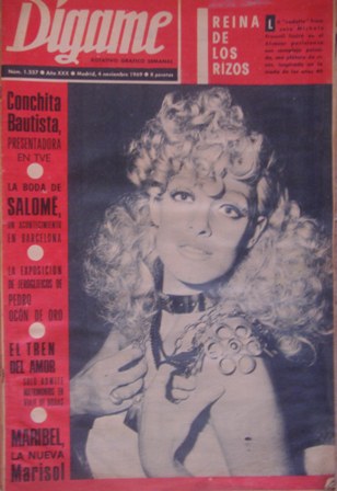 Dígame, ROTATIVO GRÁFICO SEMANAL. Núm. 1557, AÑO XXX, Madrid,4 noviembre 1969