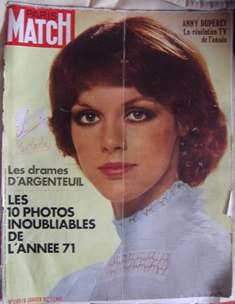 París Match. Nº 1183, 8 janvier 1972