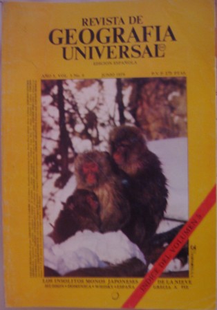 Revista de Geografía Universal. Edición Española. Año 3. Vol. 5 nº6. JUNIO 1979
