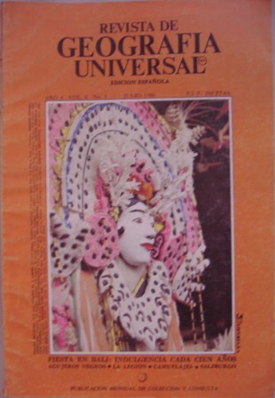 Revista de Geografía Universal. Edición Española. Año 4 Vol. 8 nº1. JULIO 1980