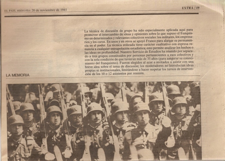El País 20 de noviembre de 1985 -recorte