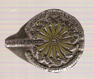 Fotolito antiguo logotipo de Comisiones Obreras. Años 70-80
