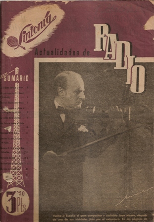 SINTONÍA AÑO III, NÚM. 45, 1 de abril de 1949