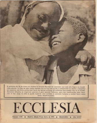 ECCLESIA Número 1724, 18 de Enero de 1975, Año XXXV