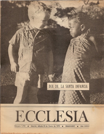 ECCLESIA Número 1725, 25 de Enero de 1975, Año XXXV