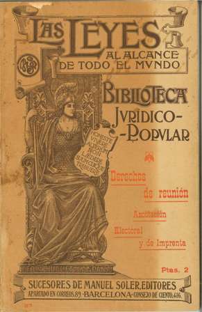 Biblioteca Jurídico Popular, Huguet y Campañá, Derechos de reunión, Asociación Electroral y de imprenta