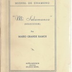 Mi Salamanca Selección, Miguel de Unamuno
