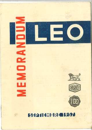 memorandum leon septiembre 1957