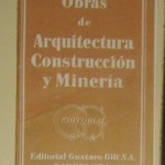 Folleto Editorial Gustavo Gili, Obras de Arquitectura, Construcción y Minería