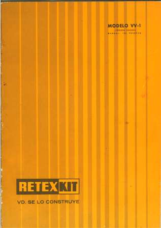 Retex Kit, Modelo VV - 1 . Voltímetro electrónico