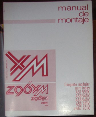 Manual de montaje, XM Z96, Eléctrica Clarivox