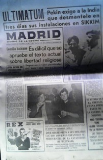 Madrid, diario de la noche, 17 de septiembre de 1965