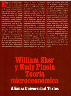 teoría microeconómica, william