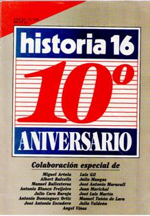 Historia 16, mayo 1986, 10º Aniversario