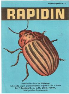 Publicidad Rapidín, años 50