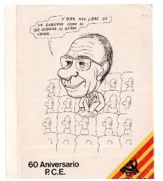 Pegatina, 60 Aniversario PCE. 001