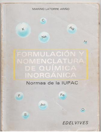 formulacion y nomenclatura de quimica inorganica