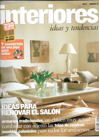 Interiores, revista de decoración, año 2 número 16, especial ren